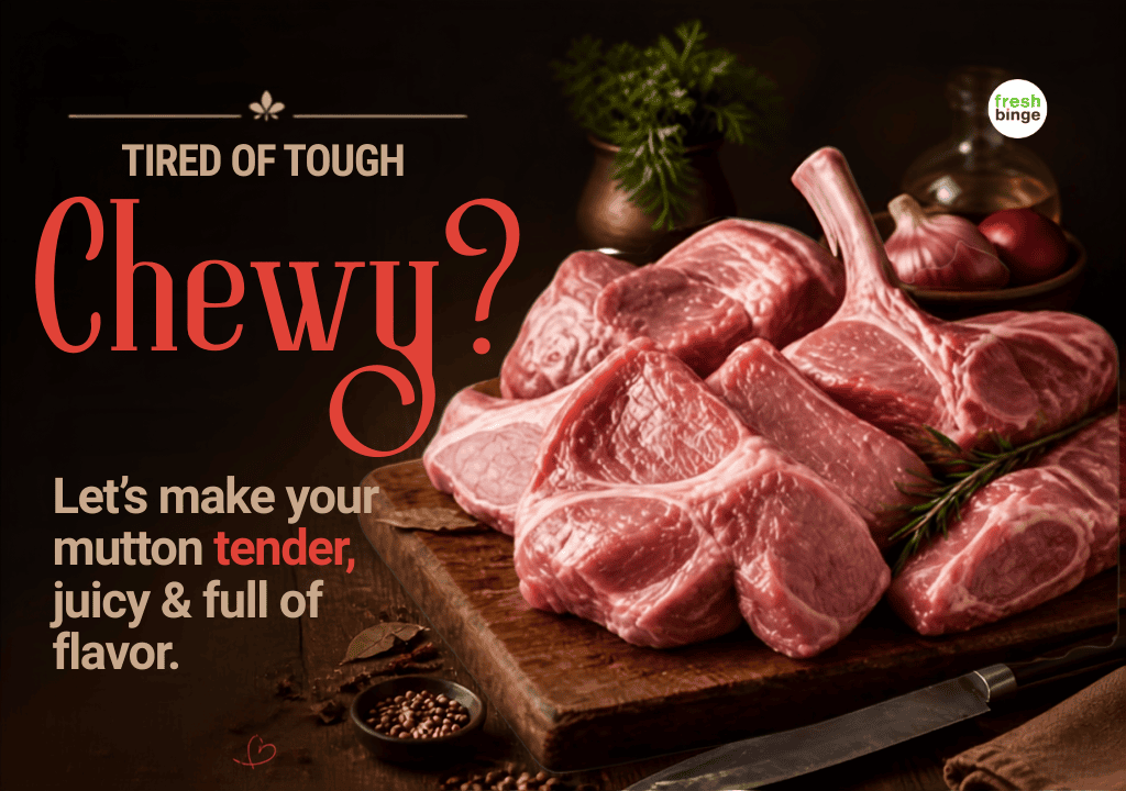 Buy fresh mutton online from Freshbinge in Bengaluru