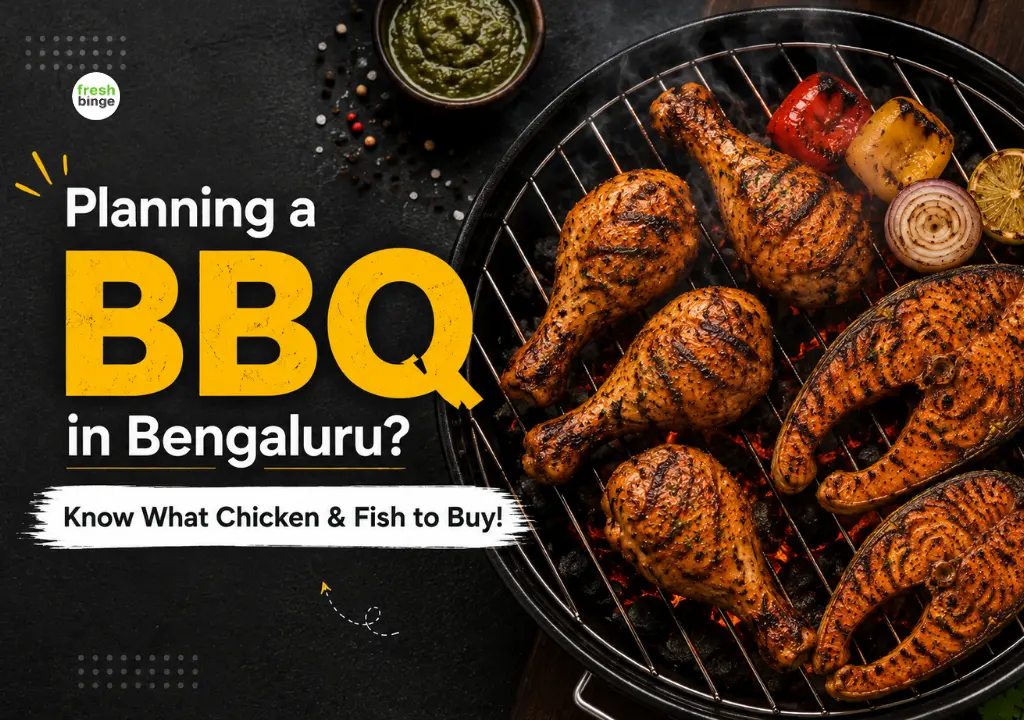 Fresh chicken leg pieces for BBQ grilling in Bangalore